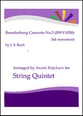 Brandenburg Concerto No.5, 3rd movement - string quintet P.O.D. cover